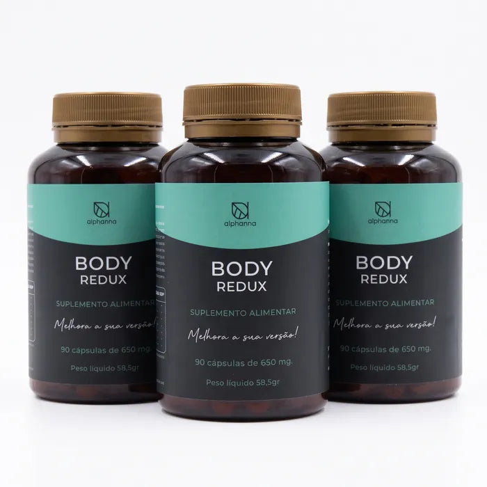 3 embalagens Body Redux