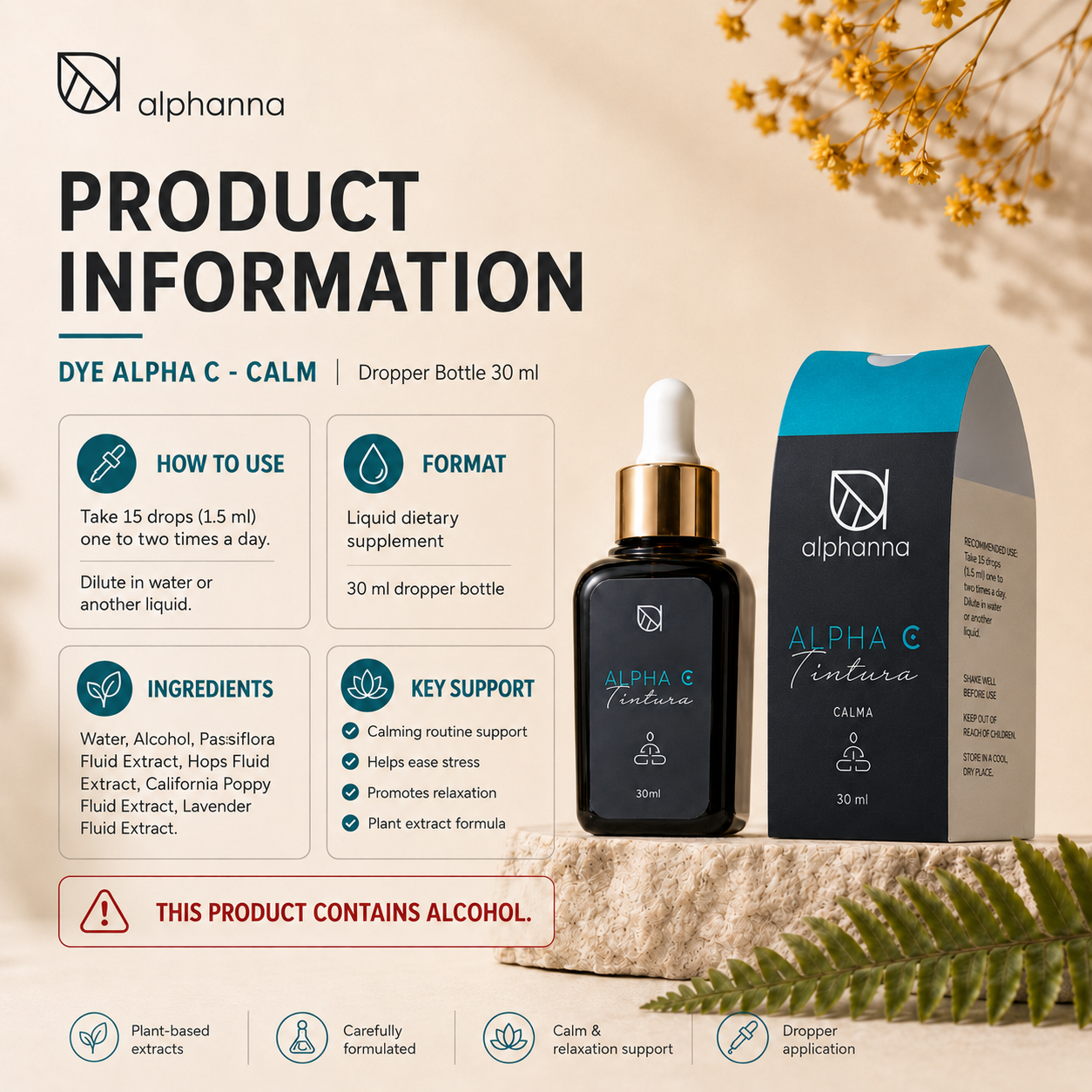 DYE ALPHA C - CALM
