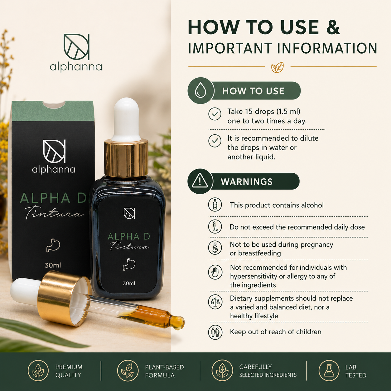 DYE ALPHA D - Digestive