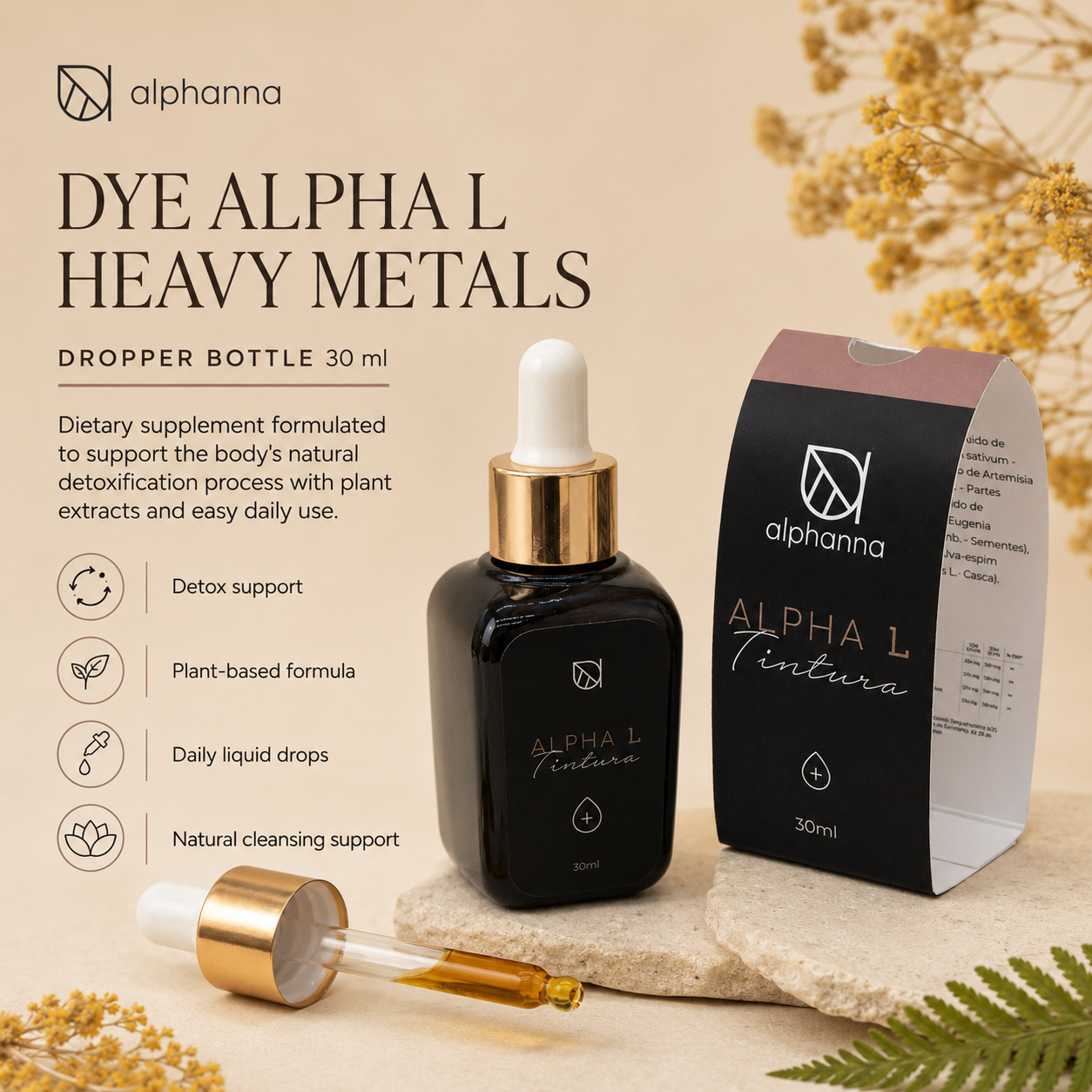 DYE ALPHA L - HEAVY METALS