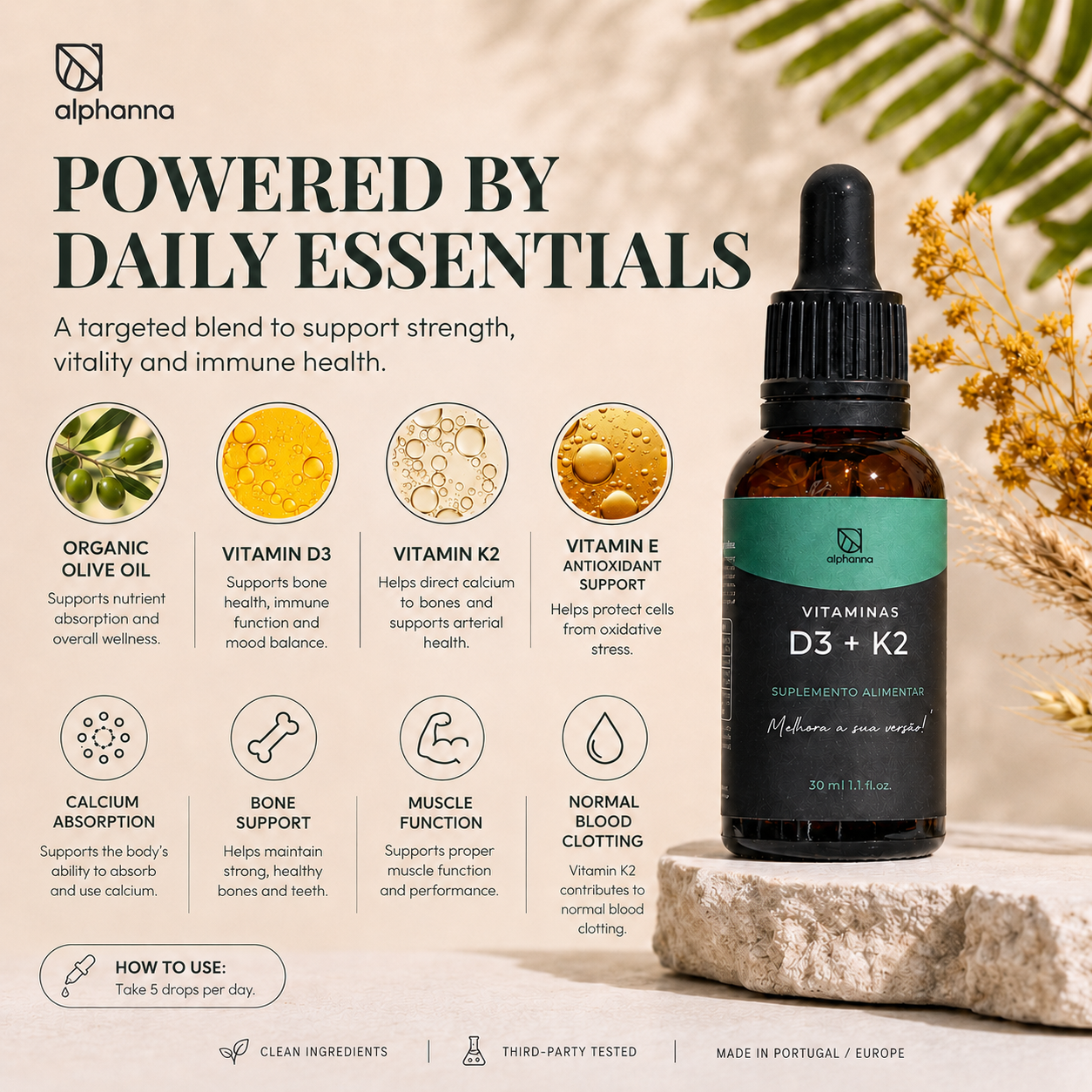 D3+K2 VITAMINS