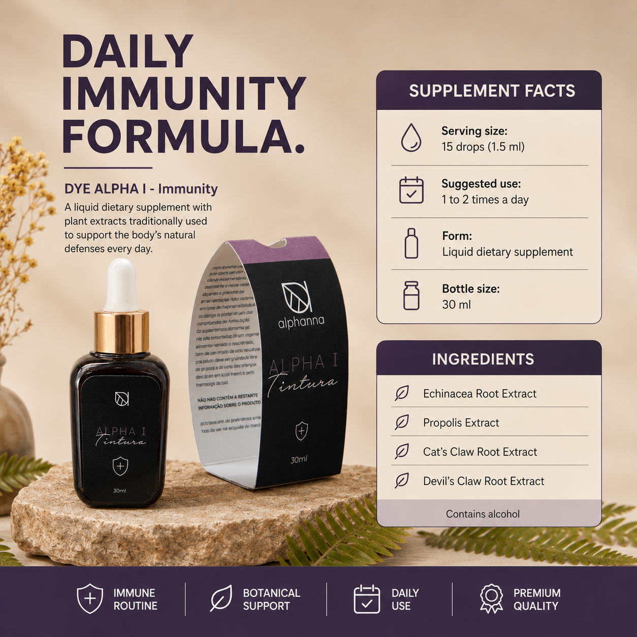 DYE ALPHA I - Immunity